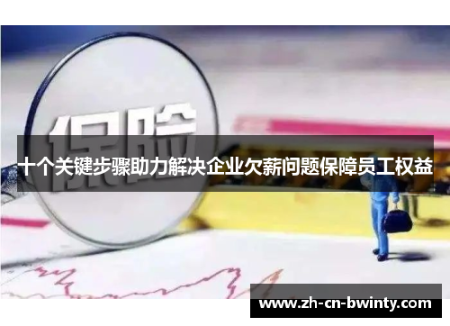 十个关键步骤助力解决企业欠薪问题保障员工权益
